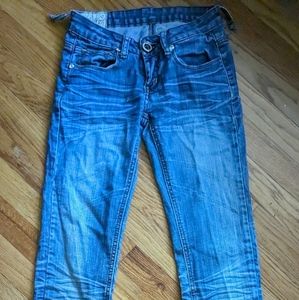 Machine distressed Jeans Pour Newf Mode
